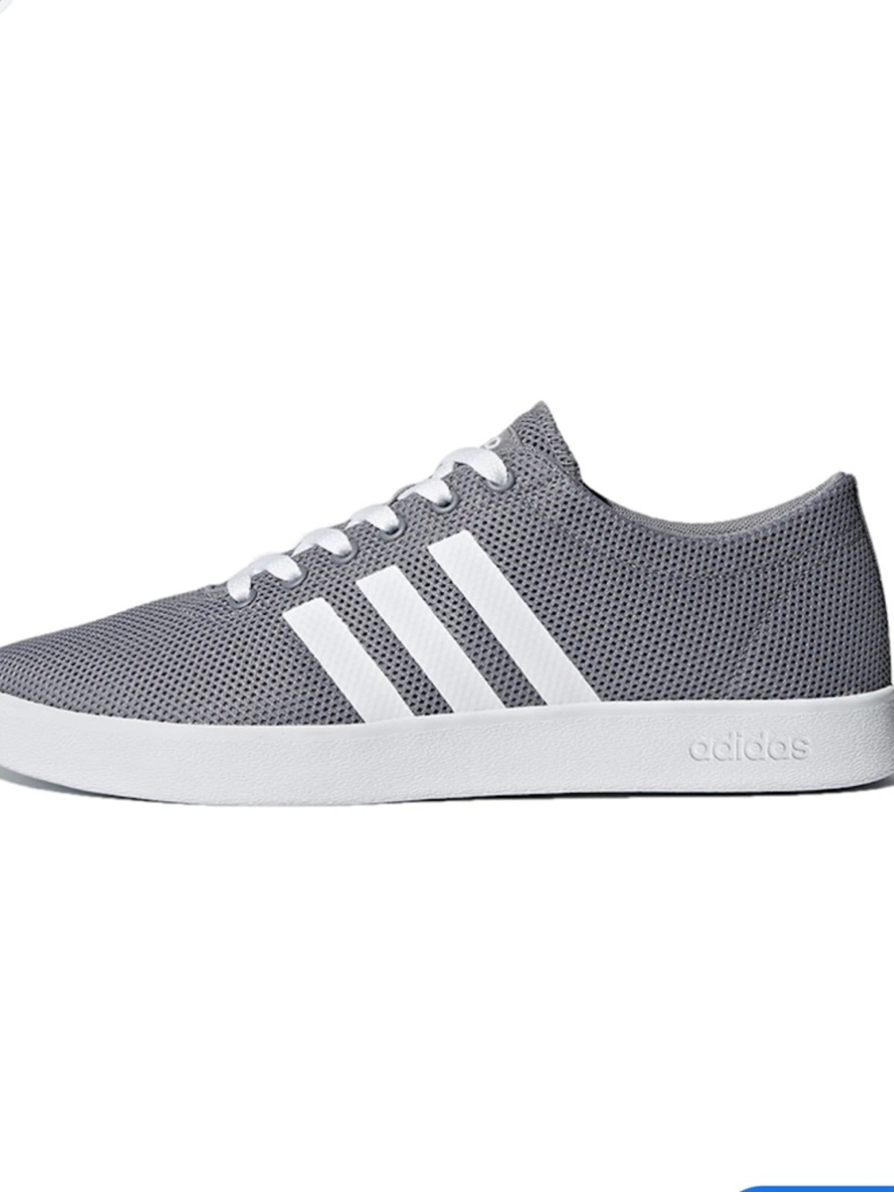 Adidas Men’s Easy Vulc 2.0 Skat Shoe in Gray/White